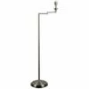 MINISUN Adjustable Swing Arm Floor Lamp Base - Brushed Chrome -MINISUN Shop 8745444 1