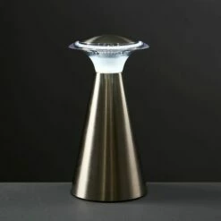 MINISUN 2 X Wireless Chrome Portable Battery Operated LED Touch Dimmer Table Lamps -MINISUN Shop 8745562 2