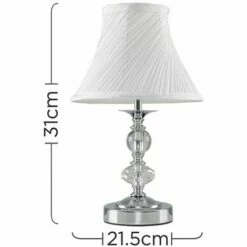 MINISUN Touch Table Lamp Light Chrome Brass Traditional Light -MINISUN Shop 8745624 4
