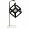 MINISUN Talisman Marble Base Table Lamp In Gold With Puzzle Shade - No Bulb -MINISUN Shop 8745656 1