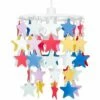 MINISUN Children'S Bedroom / Multi Coloured Stars Ceiling Pendant Light Shade -MINISUN Shop 8745952 1