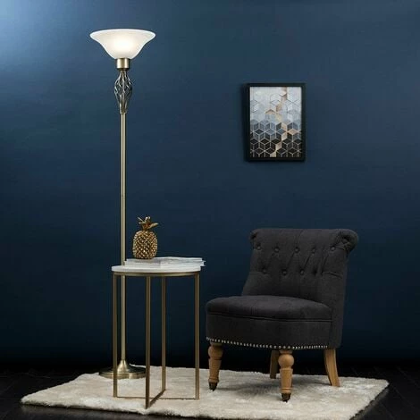 MINISUN Memphis Barley Twist Uplighter Floor Lamp - Antique Brass MINISUN Memphis Barley Twist Uplighter Floor Lamp - Antique Brass -MINISUN Shop 8746012 3