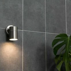 MINISUN Barrow GU10 IP44 Rated Stainless Steel Outdoor Down Wall Light - No Bulb -MINISUN Shop 8746067 3