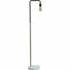 MINISUN Metal Floor Lamp With A Marble Base + 6W LED Filament Light Bulb - Chrome 1 MINISUN Metal Floor Lamp With A Marble Base + 6W LED Filament Light Bulb - Chrome -MINISUN Shop 8746322 1