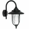 MINISUN Outdoor Black Swan Neck Wall Light Lantern - IP44 + 6W LED Es E27 Bulb -MINISUN Shop 8746402 1