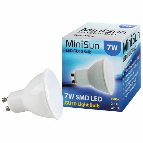 MINISUN LED GU10 White(4500K) Light Bulb Spotlight Lightbulb Thermal Plastic - Single MINISUN LED GU10 White(4500K) Light Bulb Spotlight Lightbulb Thermal Plastic - Single -MINISUN Shop 8746504 1