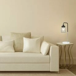 MINISUN Talisman Marble Base Table Lamp In Brushed Chrome With Ribbed Jar Shade - No Bulb 4 MINISUN Talisman Marble Base Table Lamp In Brushed Chrome With Ribbed Jar Shade - No Bulb -MINISUN Shop 8746783 3