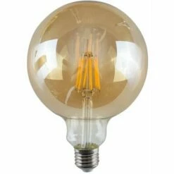 MINISUN Vintage LED Bulbs Giant Globe Lightbulb Lamp Amber A+ - Single