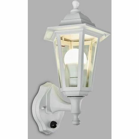 MINISUN IP44 Outdoor Security Dusk To Dawn Wall Light With 6W Warm White LED GLS Bulb - White MINISUN IP44 Outdoor Security Dusk To Dawn Wall Light With 6W Warm White LED GLS Bulb - White -MINISUN Shop 8746808 2