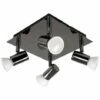 MINISUN Square 4 Way GU10 Ceiling Spotlight - Black Chrome 2 MINISUN Square 4 Way GU10 Ceiling Spotlight - Black Chrome -MINISUN Shop 8746953 1