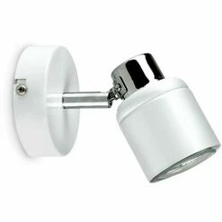 MINISUN Adjustable Single Wall Spotlight - White