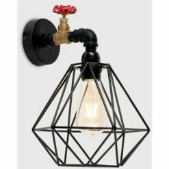 MINISUN Industrial Black Wall Light + Black Metal Light Shade -MINISUN Shop 8747124 2