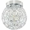 MINISUN Round Chrome & Clear Acrylic IP44 Bathroom Ceiling Light + 3W G9 LED Bulb 2 MINISUN Round Chrome & Clear Acrylic IP44 Bathroom Ceiling Light + 3W G9 LED Bulb -MINISUN Shop 8747163 1