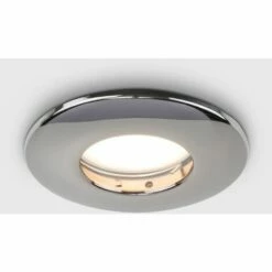 MINISUN 6 X Fire Rated Bathroom IP65 Domed GU10 Downlight Spotlights - Black Chrome - No Bulbs -MINISUN Shop 8747207 2