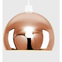 MINISUN Arco Ceiling Pendant Light Shade Domed Lampshade - Copper - No Bulb -MINISUN Shop 8747240 2