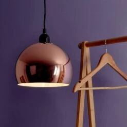 MINISUN Arco Ceiling Pendant Light Shade Domed Lampshade - Copper - No Bulb -MINISUN Shop 8747240 3