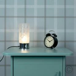 MINISUN Chrome Touch Dimmer Table Lamp Glass Shade Bedside Lounge -MINISUN Shop 8747342 3