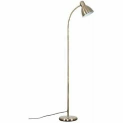 MINISUN Adjustable Reading / Craft Floor Lamp - Antique Brass