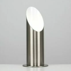 MINISUN 2 X Brushed Chrome Table / Floor Standing Uplighter Wall Wash Lamps -MINISUN Shop 8747360 2