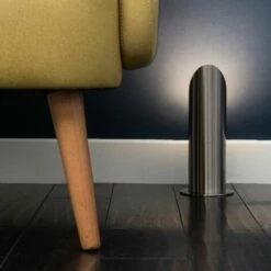 MINISUN 2 X Brushed Chrome Table / Floor Standing Uplighter Wall Wash Lamps -MINISUN Shop 8747360 3