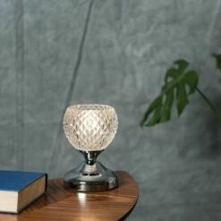 MINISUN 2 X Decorative Glass Bedside Touch Table Lamps - Chrome 4 MINISUN 2 X Decorative Glass Bedside Touch Table Lamps - Chrome -MINISUN Shop 8747428 3