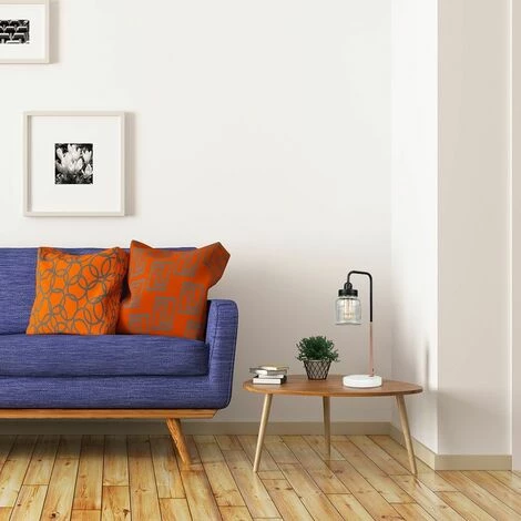 MINISUN Industrial Copper Table Lamp Light White Marble Base Shades - Ribbed Jar MINISUN Industrial Copper Table Lamp Light White Marble Base Shades - Ribbed Jar -MINISUN Shop 8747610 3