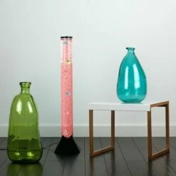 MINISUN LED Bubble Lamp RGB Colour Changing Novelty Fish Light Tower Sensory Lighting - 80cm -MINISUN Shop 8747636 3