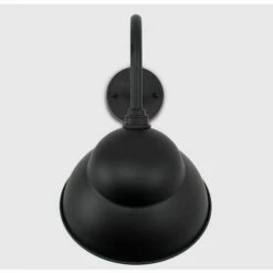 MINISUN IP23 Metal Swan Neck Outdoor Wall Light - Black 3 MINISUN IP23 Metal Swan Neck Outdoor Wall Light - Black -MINISUN Shop 8747862 2