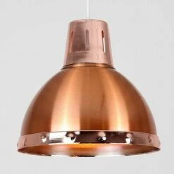 MINISUN Metal Domed Ceiling Pendant Light Shade - Matt Copper 3 MINISUN Metal Domed Ceiling Pendant Light Shade - Matt Copper -MINISUN Shop 8747955 2