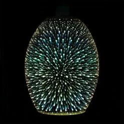 MINISUN Chrome 3D Multi Coloured Starburst Glass Ceiling Pendant Light Shade -MINISUN Shop 8748284 2