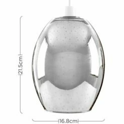 MINISUN Chrome 3D Multi Coloured Starburst Glass Ceiling Pendant Light Shade -MINISUN Shop 8748284 4