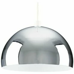 MINISUN Metal Dome Ceiling Pendant Light Shade - Chrome