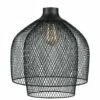 MINISUN Steampunk Matt Black Mesh 2 Tier Ceiling Pendant Light Shade - No Bulb -MINISUN Shop 8748344 1