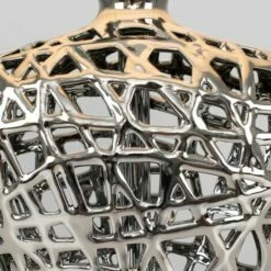 MINISUN Kalvin Lattice Vase Table Lamp Base In Copper - Silver -MINISUN Shop 8748567 2