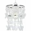 MINISUN Acrylic Ceiling Pendant Light Shade Crystal Jewel Chandeliers Shades - Butterfly Clear 2 MINISUN Acrylic Ceiling Pendant Light Shade Crystal Jewel Chandeliers Shades - Butterfly Clear -MINISUN Shop 8748762 1