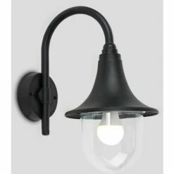 MINISUN IP44 Outdoor Black Wall Light Lamp + 4W ES E27 LED Candle Bulb -MINISUN Shop 8748778 2