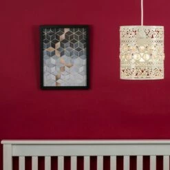 MINISUN Cream Ornate Moroccan Metal Ceiling Pendant Light Shade Lampshade -MINISUN Shop 8748783 3