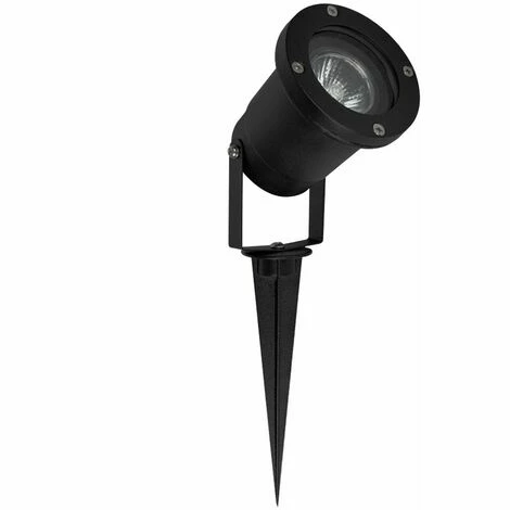 MINISUN IP65 Adjustable Wall Light Spotlight Black Outdoor Ground Spike - Pack of 2 MINISUN IP65 Adjustable Wall Light Spotlight Black Outdoor Ground Spike - Pack Of 2 -MINISUN Shop 8755388 1
