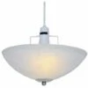 MINISUN Alabaster Glass Uplighter Ceiling Light Shade + Chrome Gimble -MINISUN Shop 8855456 1