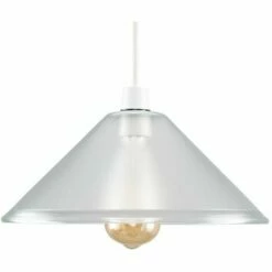 MINISUN Ceiling Pendant Light Shade Frosted Glass Easy Fit Interior Light - No Bulb