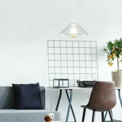 MINISUN Ceiling Pendant Light Shade Frosted Glass Easy Fit Interior Light - No Bulb -MINISUN Shop 8922298 3