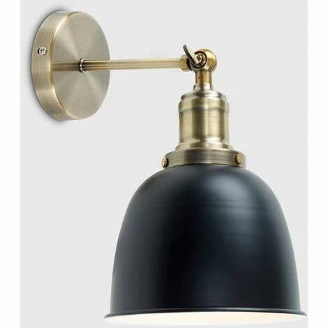 MINISUN 2 x Adjustable Knuckle Joint Wall Lights + 4W LED Filament Amber Light Bulbs - Black MINISUN 2 X Adjustable Knuckle Joint Wall Lights + 4W LED Filament Amber Light Bulbs - Black -MINISUN Shop 8941074 2