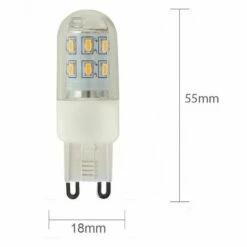 MINISUN 3W Warm White 3000K LED G9 Bulb 300 Lumens - Single -MINISUN Shop 8947711 3