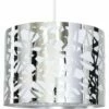 MINISUN Pattern Ceiling Pendant Light Shade Criss Cross Chrome 1 MINISUN Pattern Ceiling Pendant Light Shade Criss Cross Chrome -MINISUN Shop 8947730 1