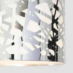 MINISUN Pattern Ceiling Pendant Light Shade Criss Cross Chrome 4 MINISUN Pattern Ceiling Pendant Light Shade Criss Cross Chrome -MINISUN Shop 8947730 3