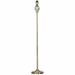 MINISUN Twist Traditional Floor Lamp - Antique Brass