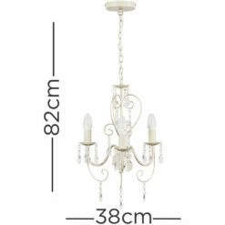 MINISUN Lille Chandelier 3 Way Ceiling Light Fitting - No Bulbs -MINISUN Shop 9003868 4