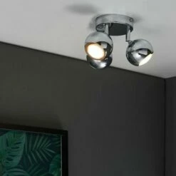 MINISUN 3 Way Spotlight Adjustable Ceiling Light - Chrome 4 MINISUN 3 Way Spotlight Adjustable Ceiling Light - Chrome -MINISUN Shop 9017610 3