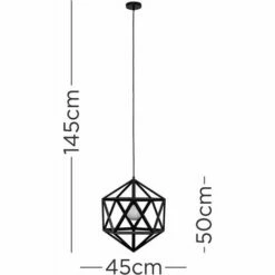 MINISUN Cubik Elec Pendant + LED Bulb - Black -MINISUN Shop 9017640 4