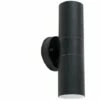 MINISUN 2 X Black Stainless Steel Outdoor Up/Down Wall Lights - No Bulbs 1 MINISUN 2 X Black Stainless Steel Outdoor Up/Down Wall Lights - No Bulbs -MINISUN Shop 9181986 1
